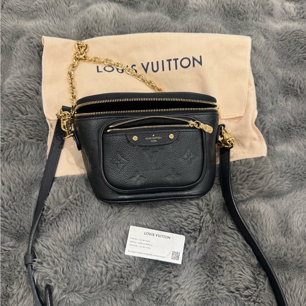 Louis Vuitton Black mini bumbag